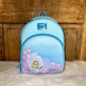 NEW Sold Out Loungefly Alice in Wonderland mini backpack